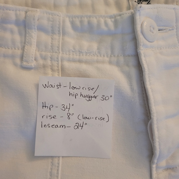 AE Outfitters White Denim/Cotton hip-hugger Pants - Picture 9 of 9